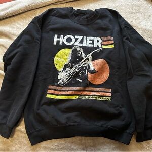 Black Graphic Men's Sweater